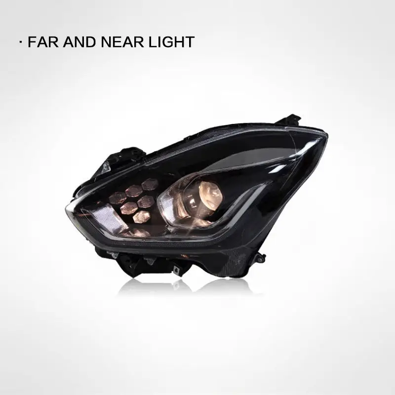 سيارة LED المصابيح الأمامية لسوزوكي سويفت 2018 2019 2020 2021 2022 2023 2024 تعديل الجبهة DRL العنبر بدوره أضواء الإشارة الملحقات