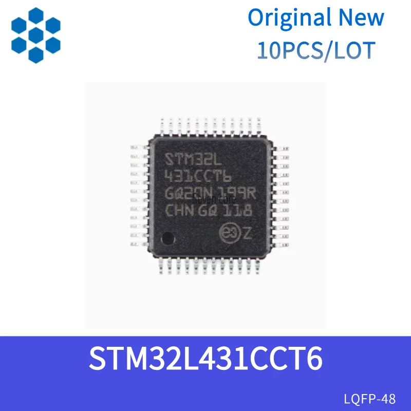 

Original New 10pcs/lot STM32L431CCT6 LQFP-48 ARM Cortex-M4 32-bit microcontroller -MCU