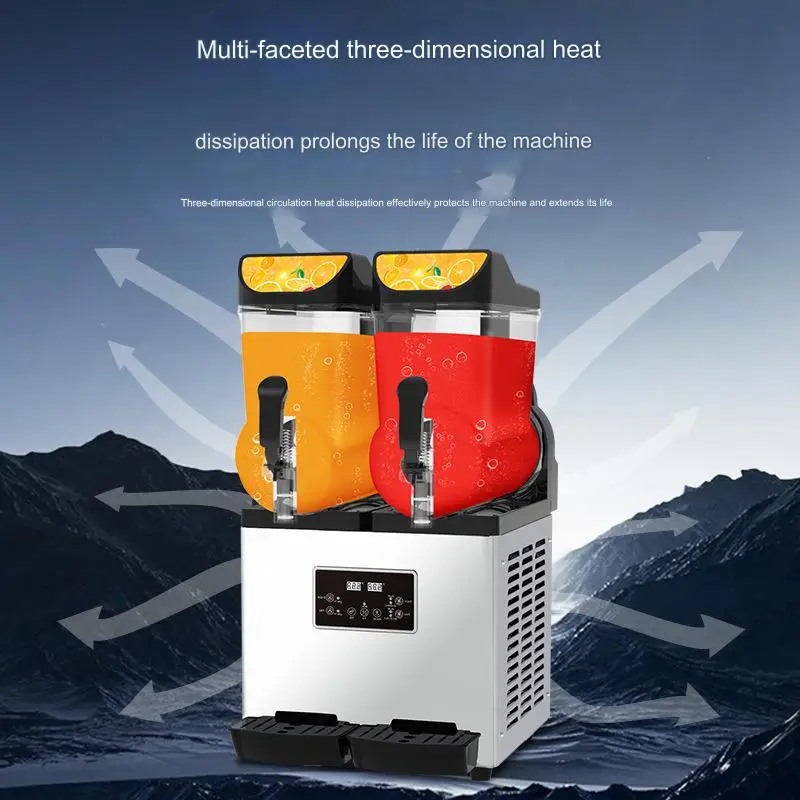 

Slush Machine Parts Multifunctional Commercial Snow Melter Multiple Heat Dissipation Outlets Slush Vending Machine