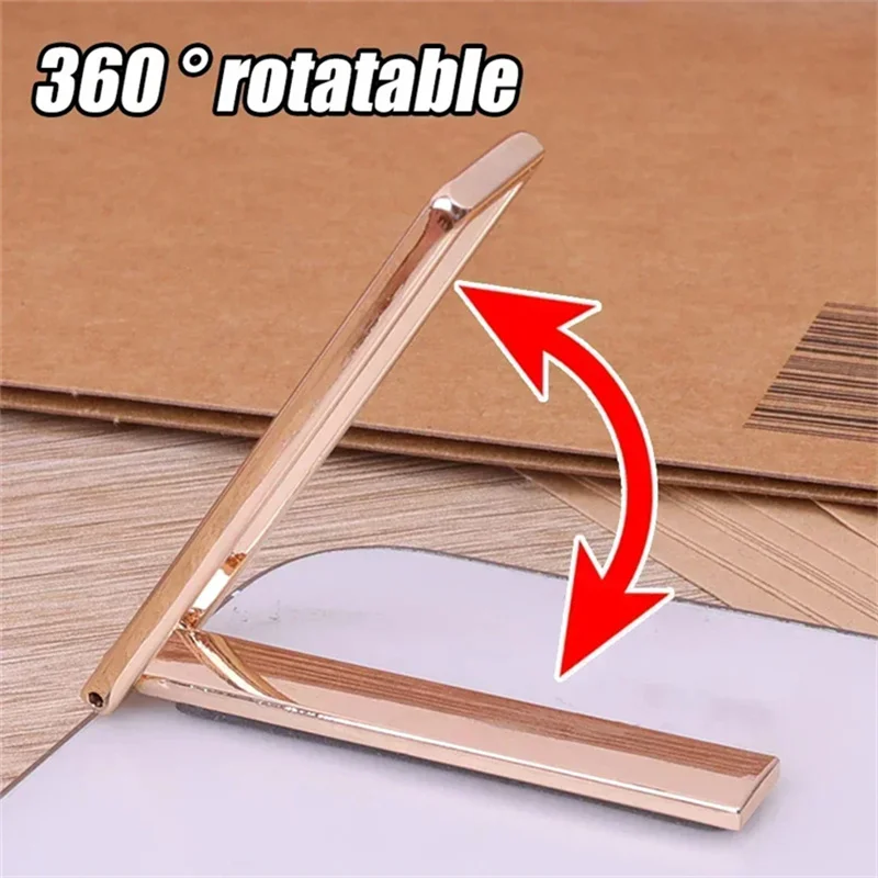 Universal Mini Folding Mobile Phone Kickstand, Auto-adesivo, Ultra Fino, Tablet Stand, Montagem para Suporte de Telefone Inteligente