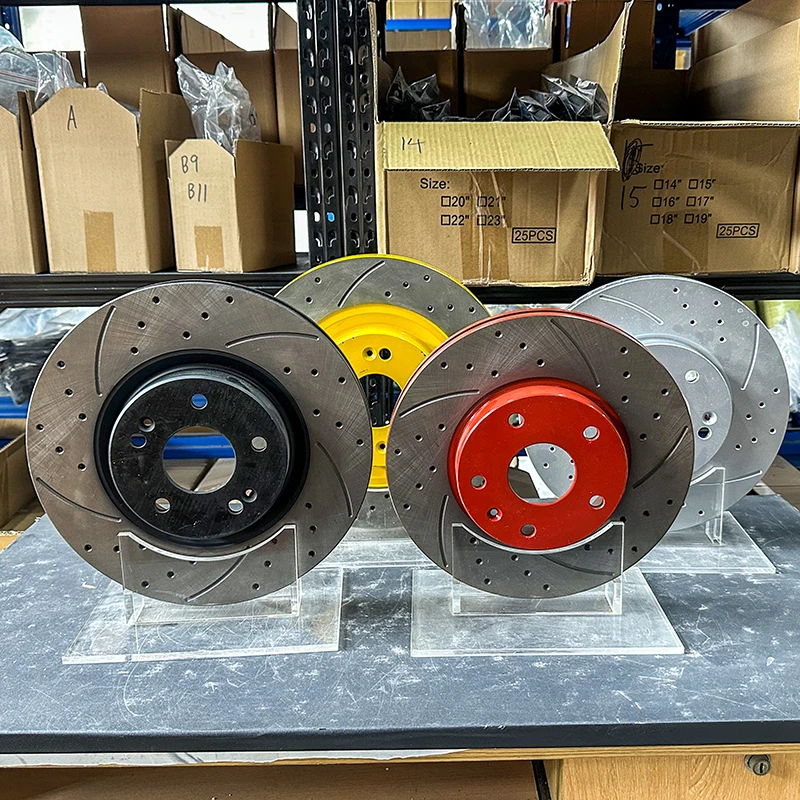 

High quality Noiseless Resolve brake shaking Customized Auto Parts Car brake discs brake rotors for Mitsubishi Lancer Evolution