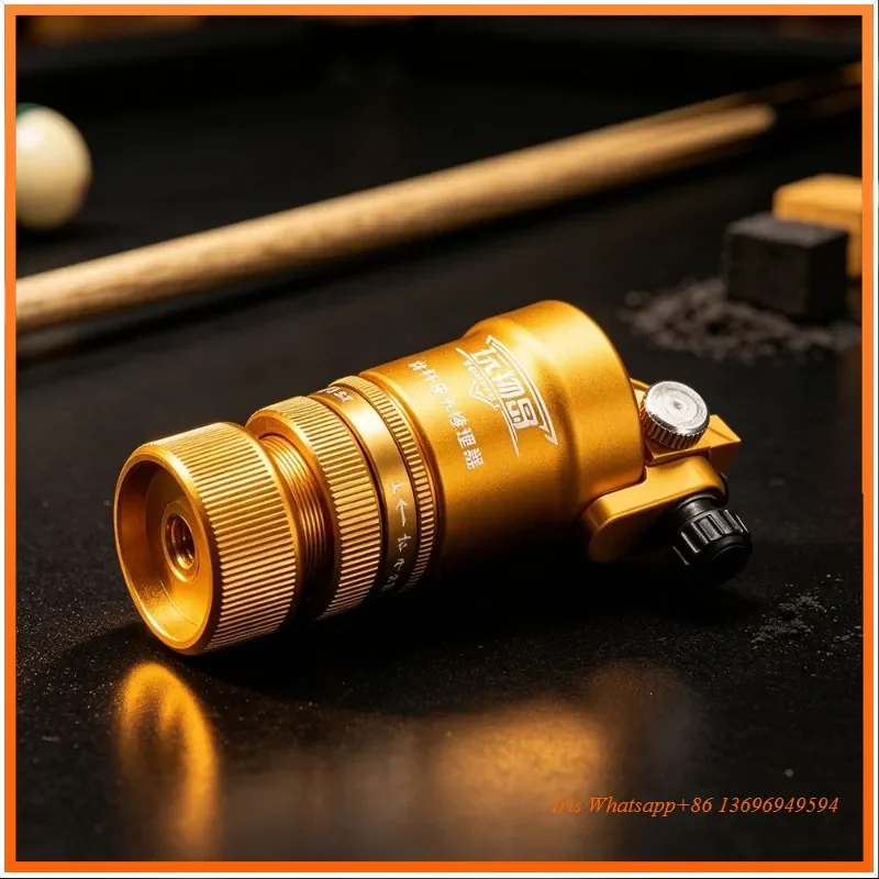 Billiard Cue Tip Arc Repair Tool Aluminum Alloy Cue Tip Shaper Repair Accessory For Billiard Club Billiard Lovers Sports