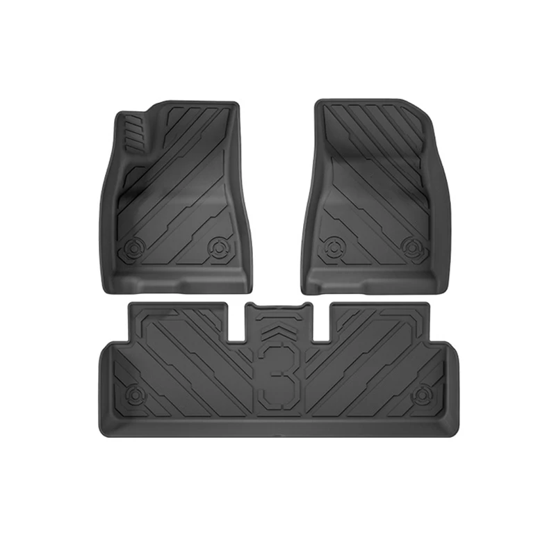 For Tesla New Model Y 3 2024 Highland Heavy Duty Double Layer Carpet Floor Mats 4KG All-Weather Trunk Mat Liner Accessorie