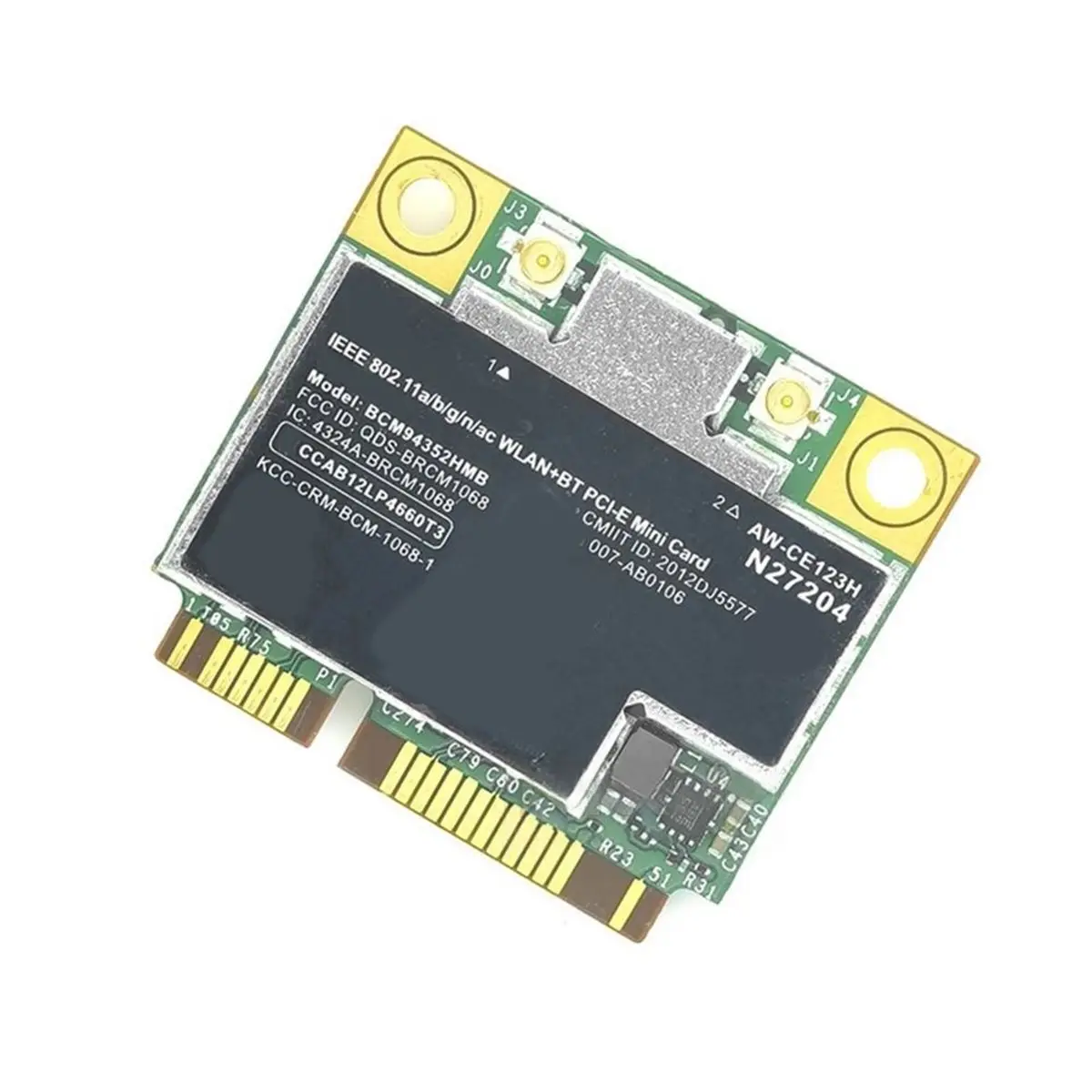 618 Mega Sale AW-CE123H BCM94352HMB 2.4G/5G Dual Band Internal Wireless Card (Mini PCIe) Bluetooth 4.0 Network Card