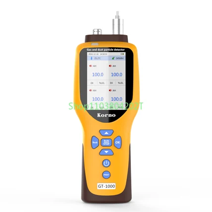 Pump Suction Portable GT1000 Gas Detector Oxygen Ozone Hydrogen Carbon Dioxide Hydrogen Methane