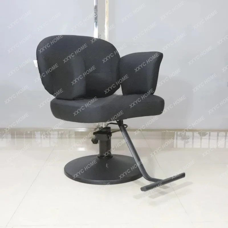 A Hair salon stool light luxury hair salon perm and dye hydraulic lifting hair salon chair