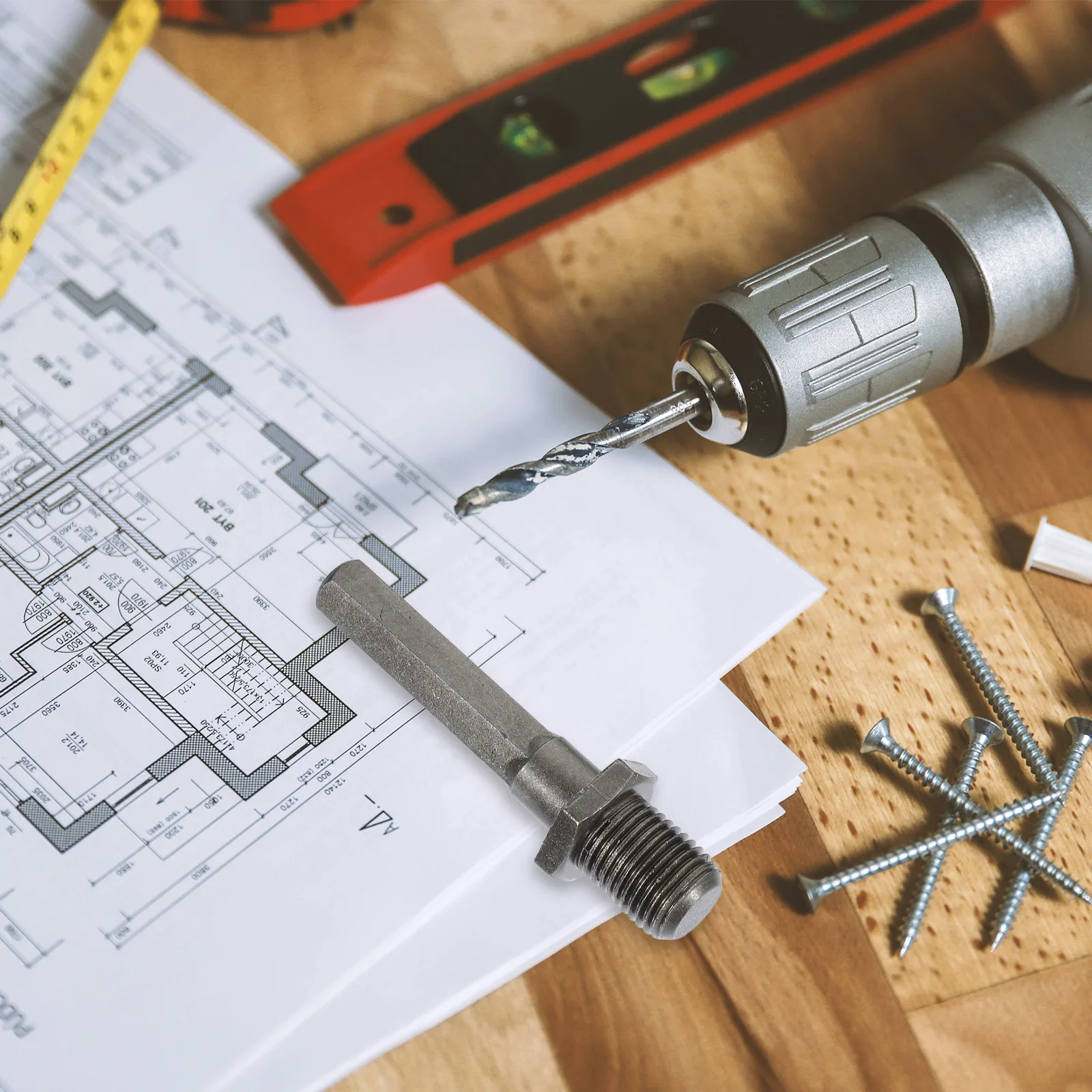 

5Pcs Firewood Drill Bits Wood Splitter Carbon Steel Cone Drill Bit Set for Woodworking Wood Splitting Woodworking Tool