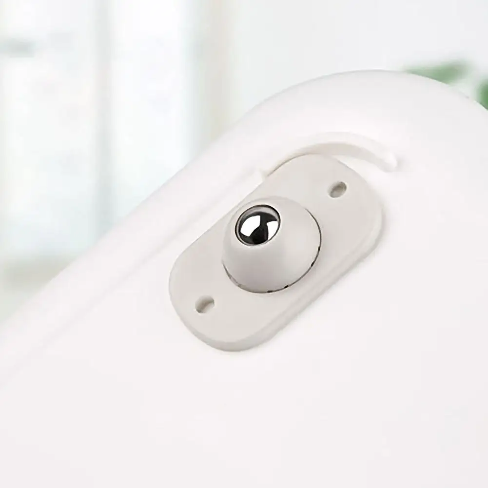 4pcs Self-Adhesive Castors Mute 360° Rotation Ball Caster Strong Load Bearing Versatile for The Bottom of Storage Box Trash Can