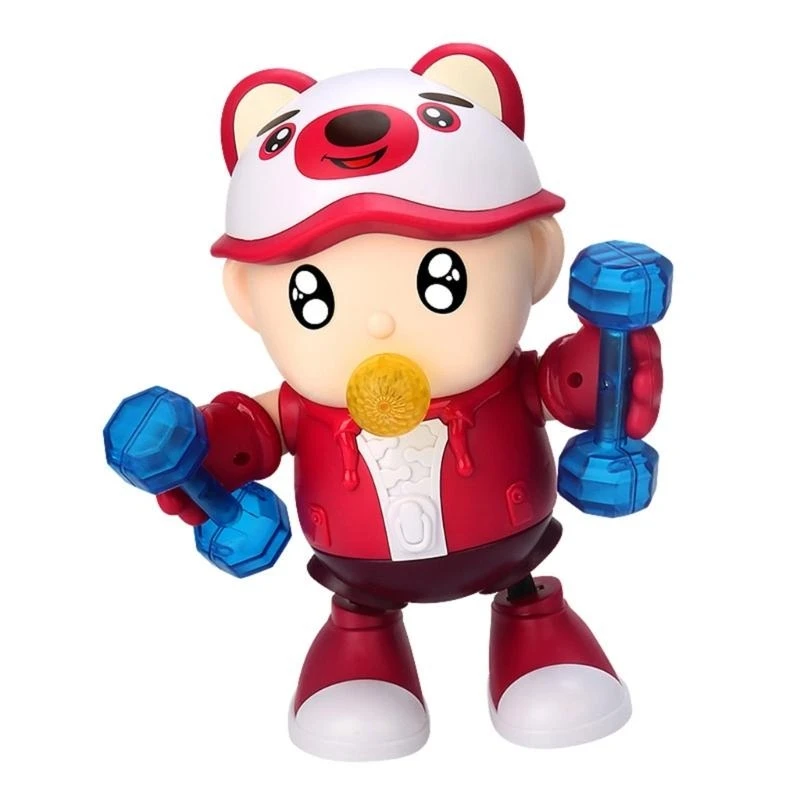 090B Light Up Swing Dancing Baby Doll Toy Cartoon Musical Toy Kids Gift Party Favor