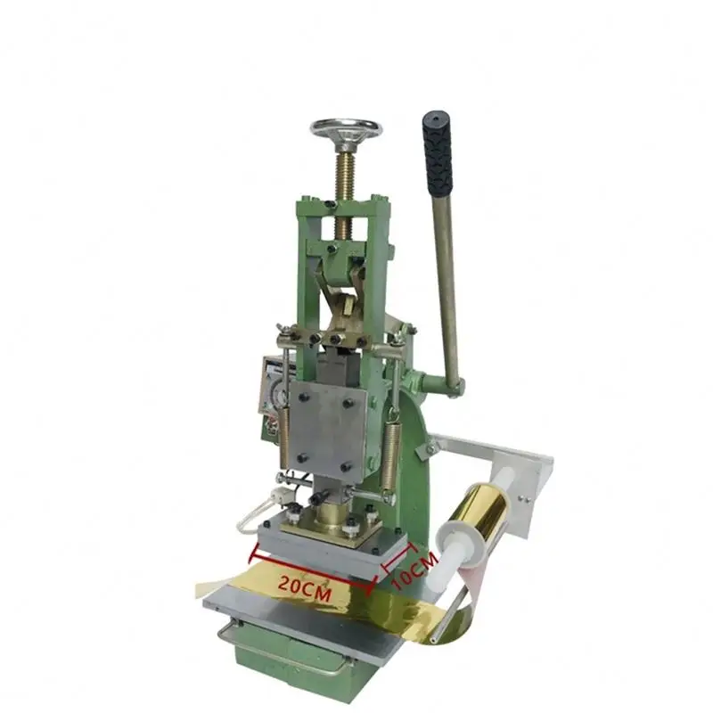 

Manual Hot Stamping Machine with Foil Holder for Leather Embossing 10*20CM