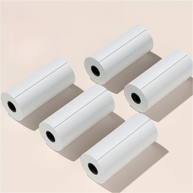 어린이용 열전사 용지 10개 세트, 열화상 카메라 용지 50X30mm 컬러 및 흑백 어린이용 롤링 페이퍼 프린터 용품