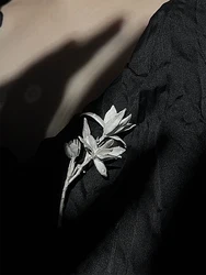 Jasmine Brooch Vintage Style For Women Men's Jewelry Accessories Party Gifts