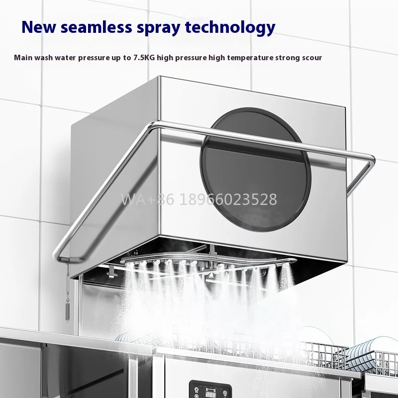 

Commercial Dishwashing Equipment for Canteens Hotels Chi Can Full-Automatic Commercial Dishwasher Stainless Steel Uncovered