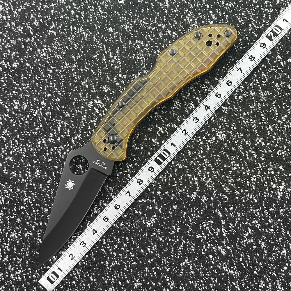 

C11 PEI handleoutdoor folding knife, camping survival sharp EDC tool knife