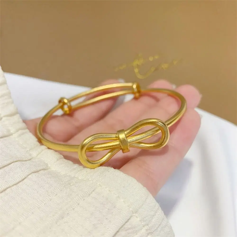 أزياء حلوة Bowknot أساور فاخرة قابل للتعديل القوس الكفة الإسورة للماء جولة القوس تصميم سوار مجوهرات الحياة اليومية