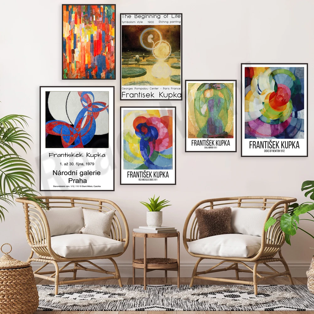 Kupka Poster - Frank Kupka abstract artwork, colorful, Frantisek Kupka 