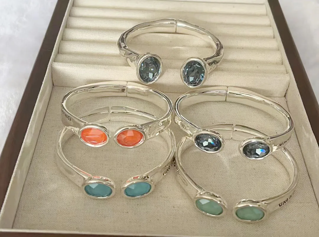 

2023 unode50 Delicate Fashion Plated 925 Silver Premium Luxury Women's Bracelet Summer Holiday Gift