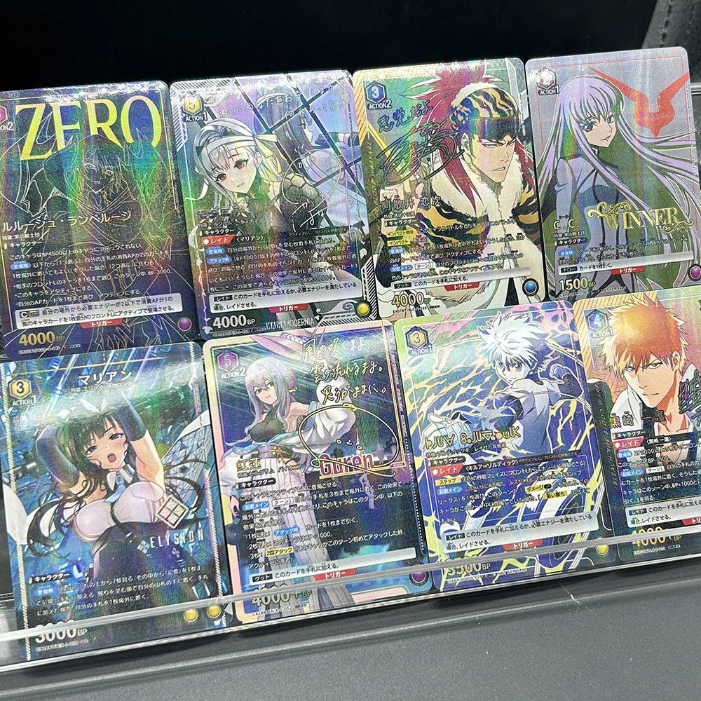 1 قطعة/8 قطعة أنيمي فايس شوارز لتقوم بها بنفسك Acg قسط الشاش فلاش جمع بطاقة هوشيماتي Suisei يوكي Asuna أنيتا هايلي عيد الميلاد #5