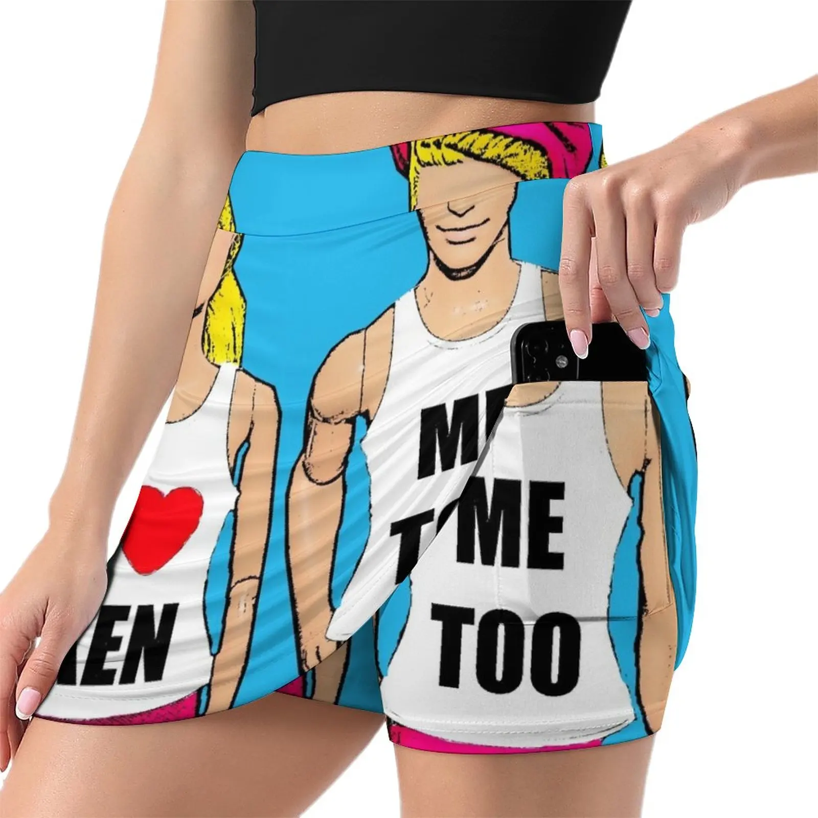 I Love Ken! (Me Too). Funny, Gay Art. Cool Queer Art! (LGBTQ) Light proof trouser skirt 90s aesthetic Evening dresses