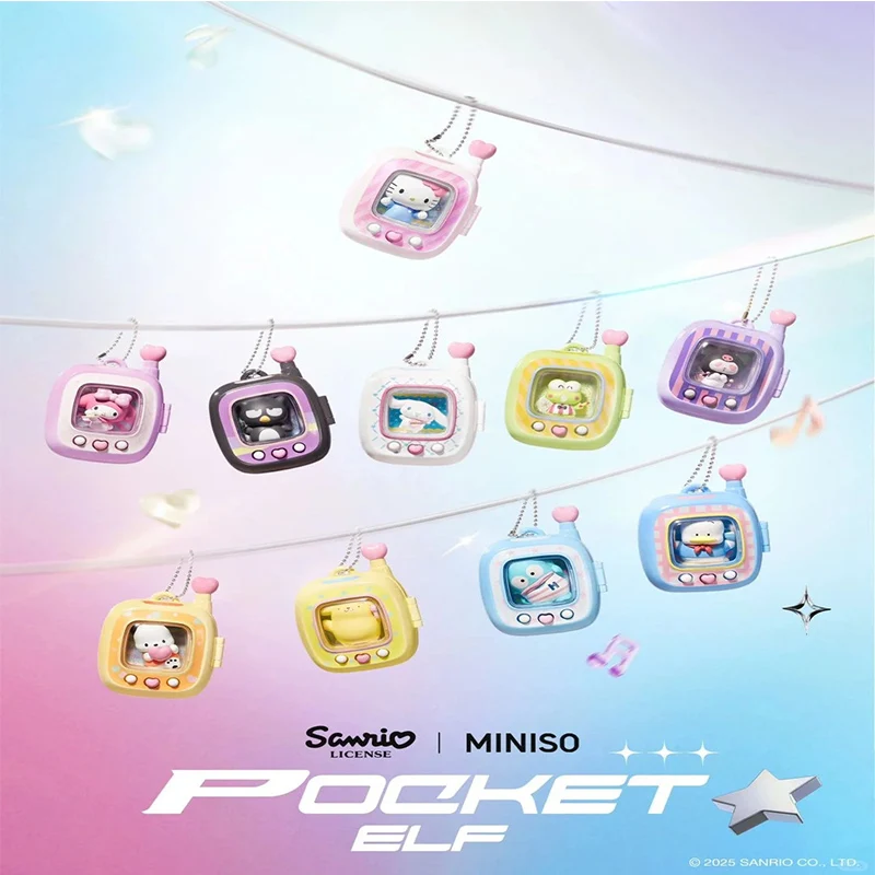 

MINISO Genuine Sanrio Pokemon Series Kuromi My Melody Merman Blind Box Pendant Toy Mini Cute Trendy Play Girl Birthday Gift