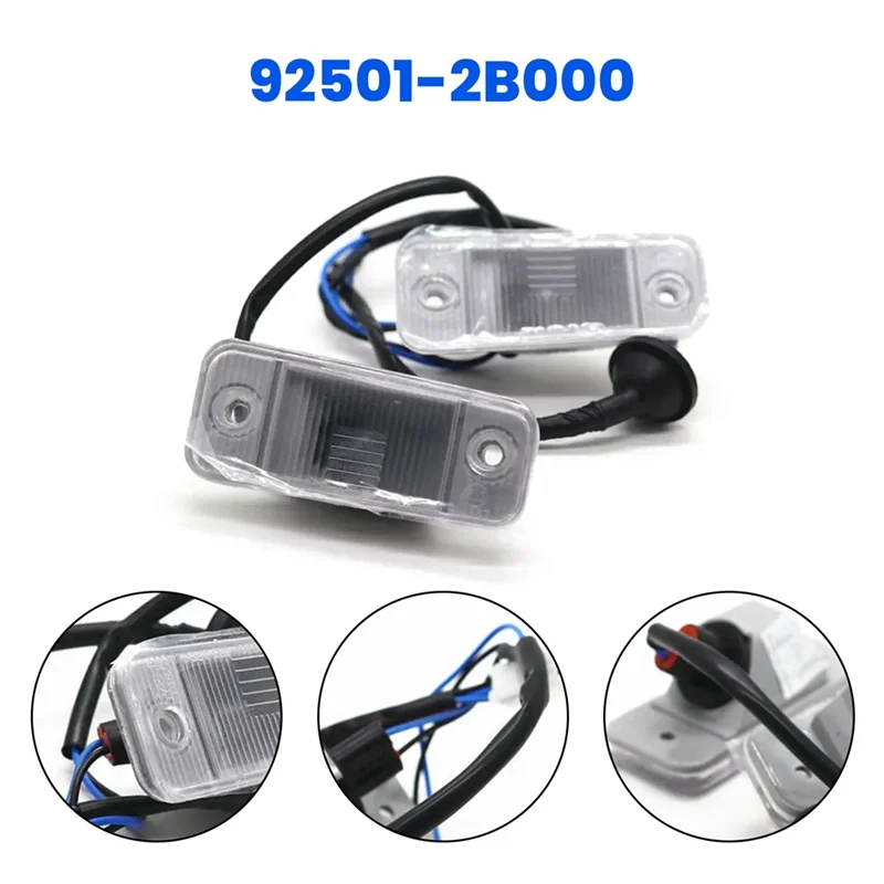 

A21F-Car License Plate Light After License Plate Light License Plate Lighting For Hyundai Santa Fe 2006-2012 92501-2B000