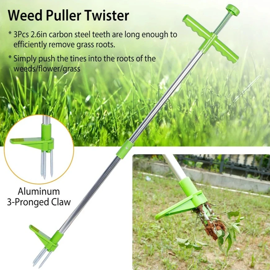 Multifunctional Garden Weeding Tool, Handheld Weed Remover & Soil Loosener for Hard Earth, Efficient Gardening Supplies