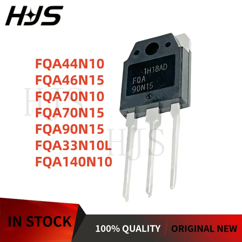 10PCS FQA44N10 FQA46N15 FQA70N10 FQA70N15 FQA90N15 FQA140N10 FQA33N10L TO-3P Transistor Brand New In Stock