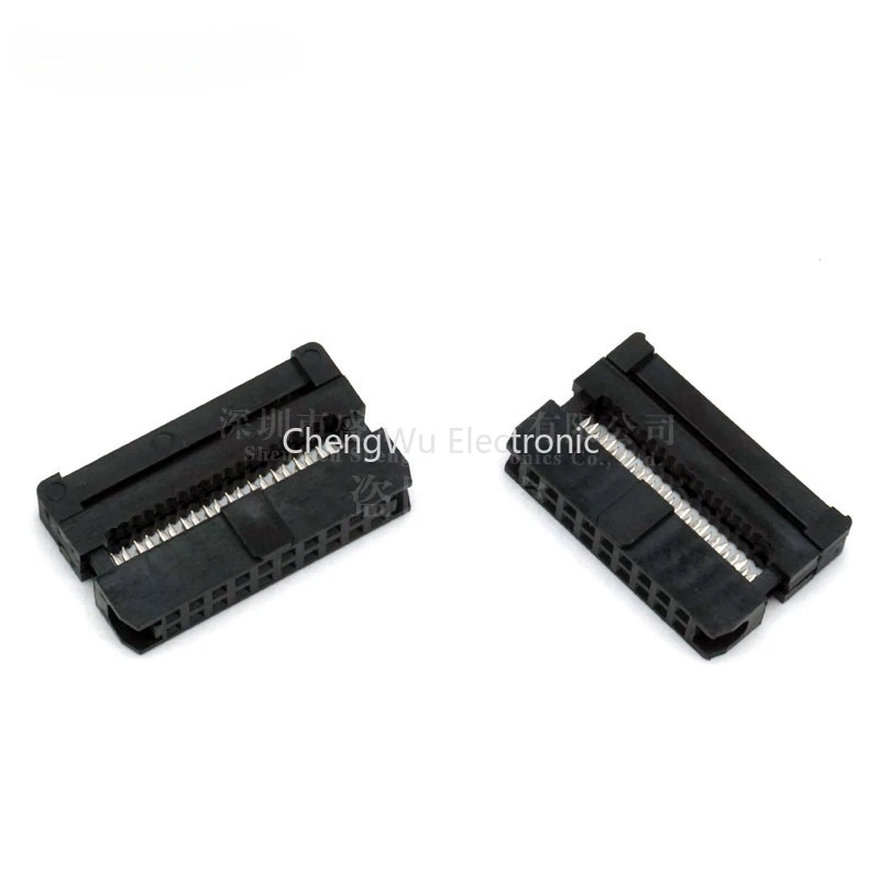 5set 2.0mm FC-6P/8/10/14/16/20/26/30/34/40P Horn Plug Socket IDC Crimping Connector