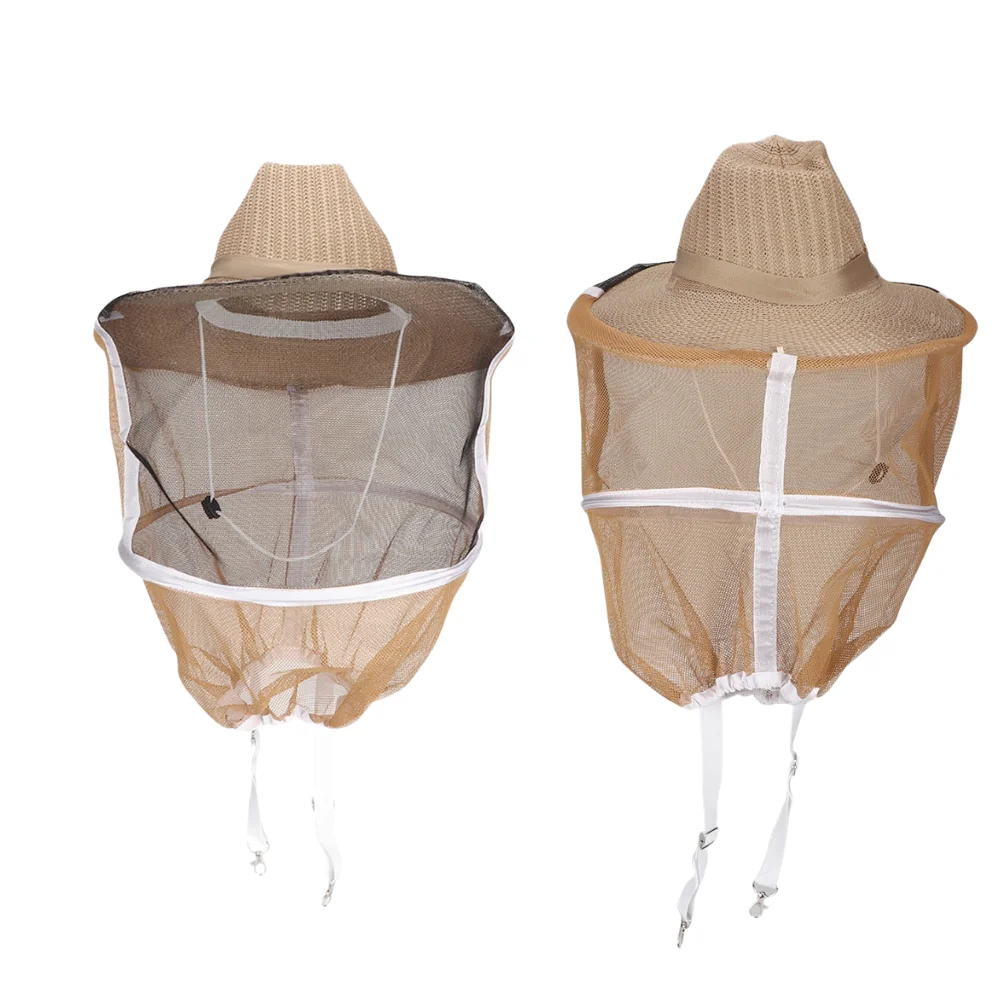 

For Beekeeping Hat Set of 2 with Breathable Mesh Panel and Adjustable Back Buckle for Stable Wear in Field Work