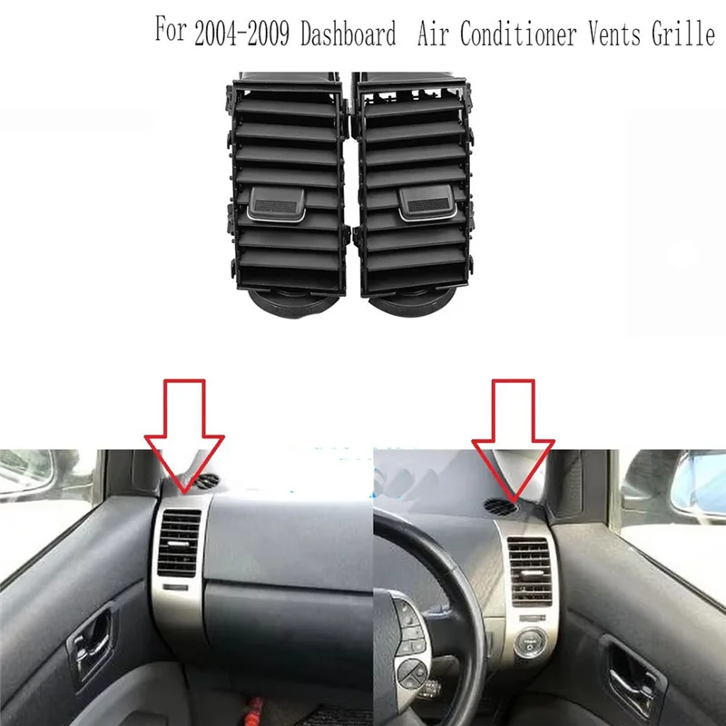 

4Pcs Dashboard Air Vents Air Conditioning Air Vent Grille For Toyota Prius 2004-2009