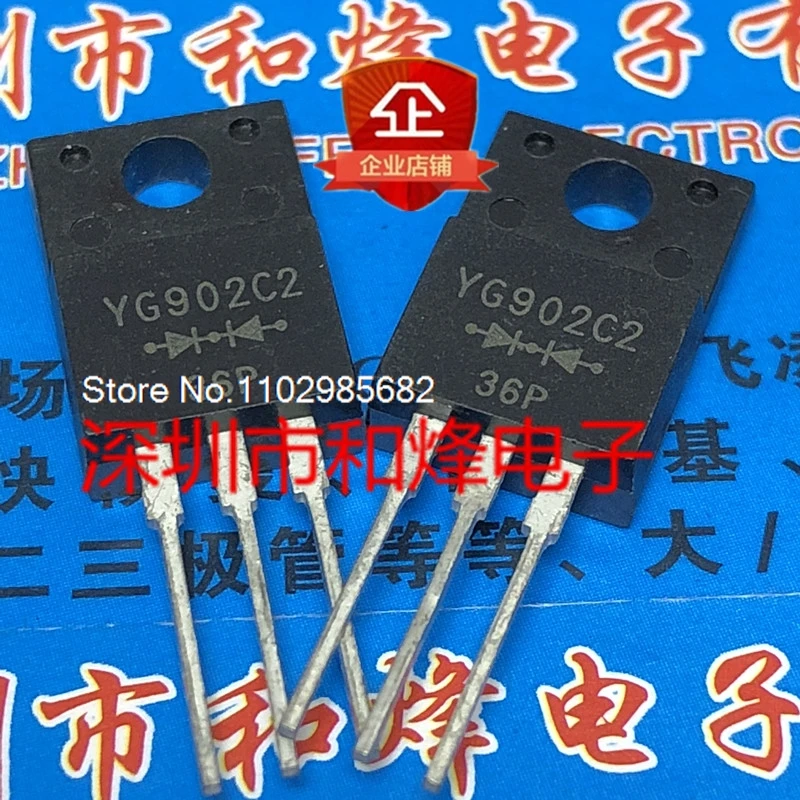 10PCS/LOT YG902C2  TO-220F 200V 10A     Original stock in stock