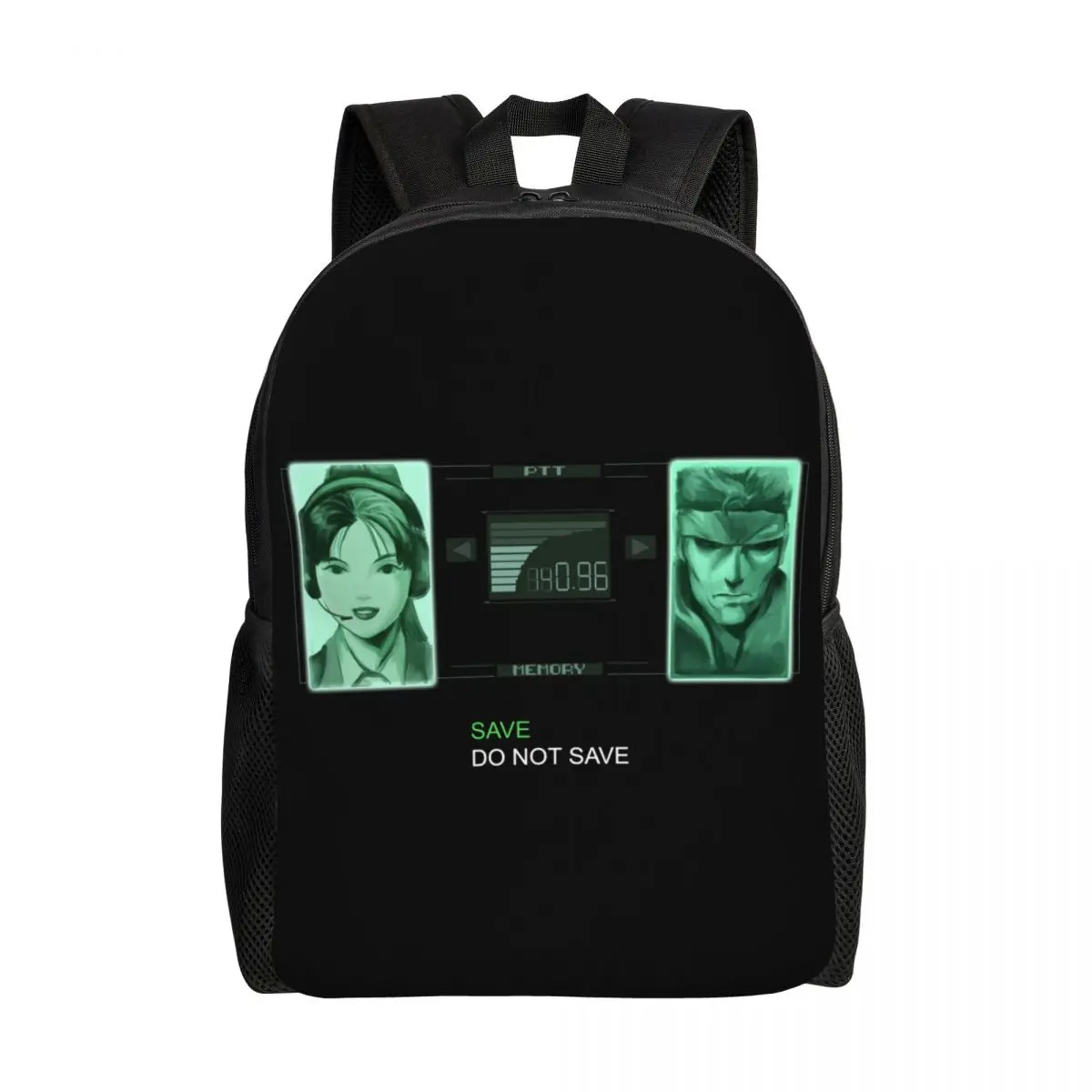 

Metal Gear Solid Codec Backpacks for Women Men College School Students Bookbag Fits 15 Inch Laptop Video Game Lover Bags