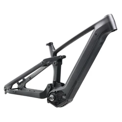 Carbon Frame 29inch Electric Mountain Bike Frame Full Suspension Mtb with Central Bafang Motor 250w/500w E Bike Frameset