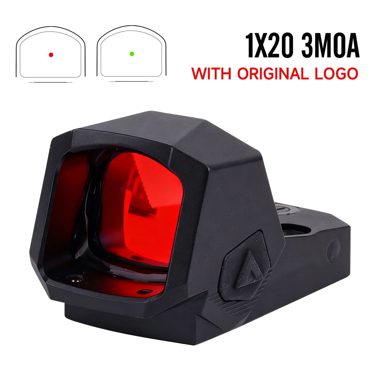 

Tactical SE*T**EL Gen II Red Dot Sight - RMSc Footprint 1x20 3moa Red/green Dot Optics with Shake N' Wake and Original Markings