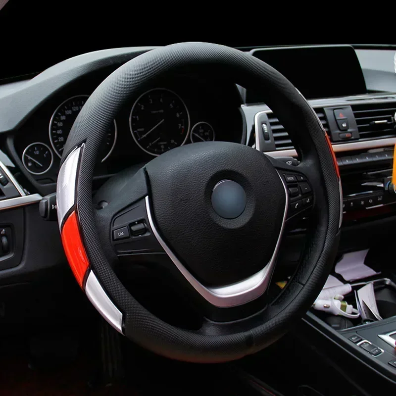 New General Motors Steering Wheel Anti Slip Cover for Car Interior All Season Anti Slip and Sweat Absorbing Steering Wheel Cover