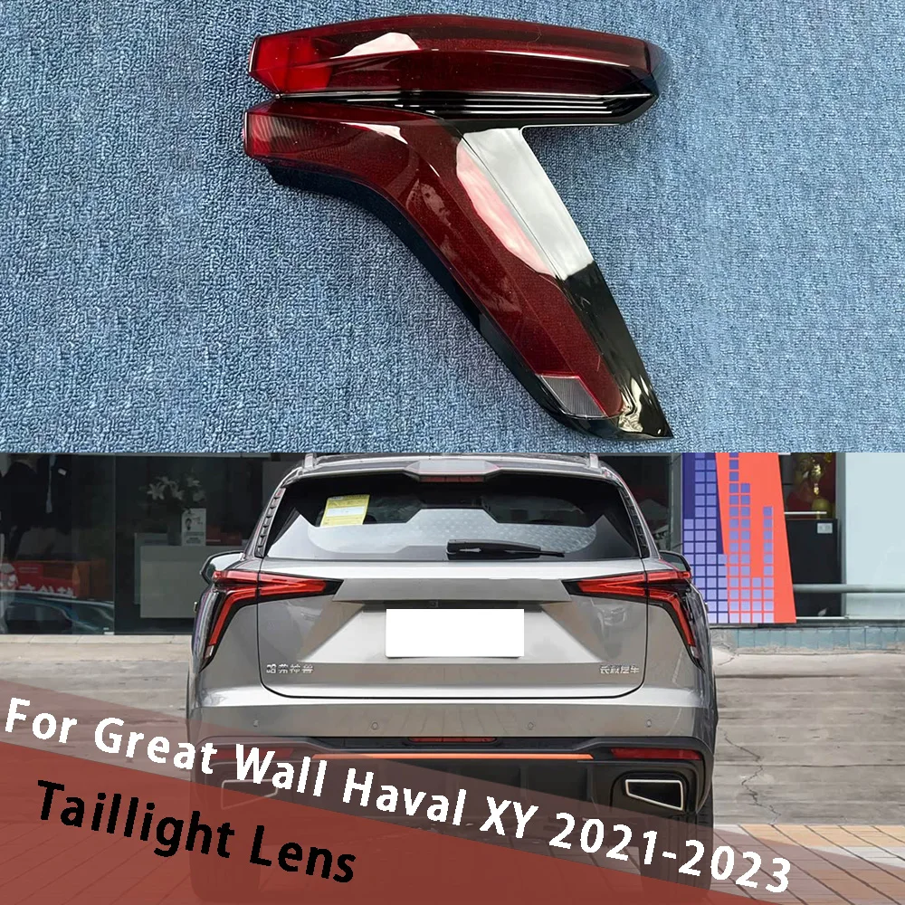 

For Great Wall Haval XY 2021 2022 2023 Outside Tail Lamp Cover Taillight Shell Shade Replace Lampshade Tail Light Housing