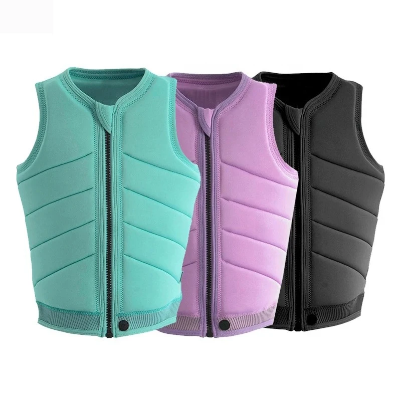 

Custom Professional Swimming Surfing Wakeboarding Water Sports Life Vest Neoprene Impact Life Jacket