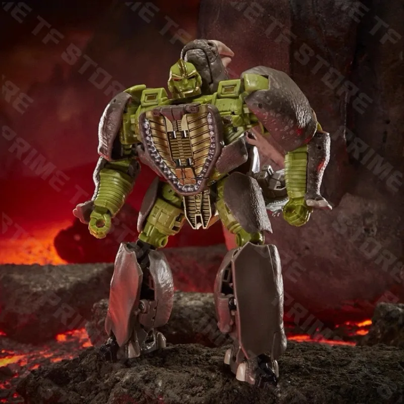 Original Hasbro Transformers War for Cybertron Kingdom F1119 Rhinox Voyager-Klasse Anime-Figur, Action-Spielzeug, Modell, Geschenk