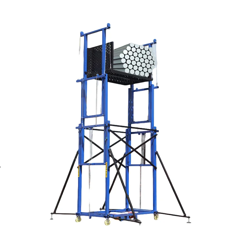Electric scaffolding lift activity folding construction site home decoration