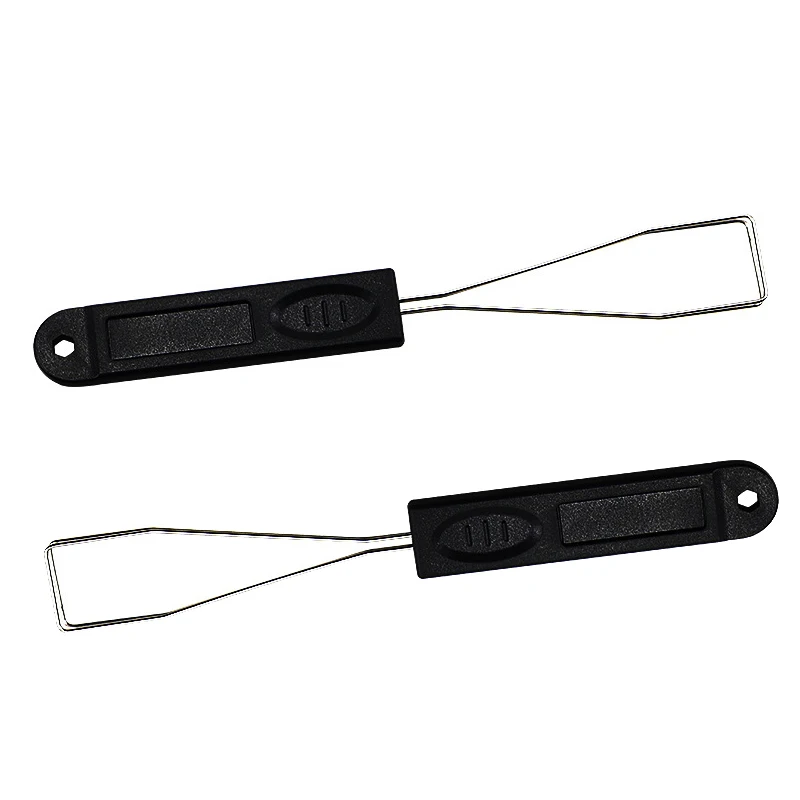 Extractor de teclas de acero inoxidable, herramienta de extracción de teclas, limpiador de polvo para teclado, ayuda, eliminador de llaves de teclado mecánico, 1/2 Uds.