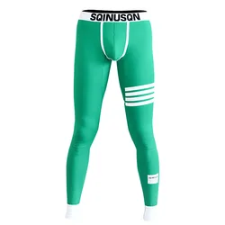 Men's Warm Thermal Underwear Bottoms Autumn/Winter Thin Fully Cotton Fashionable Long Pants Teenagers Comfortable Leegings Basic