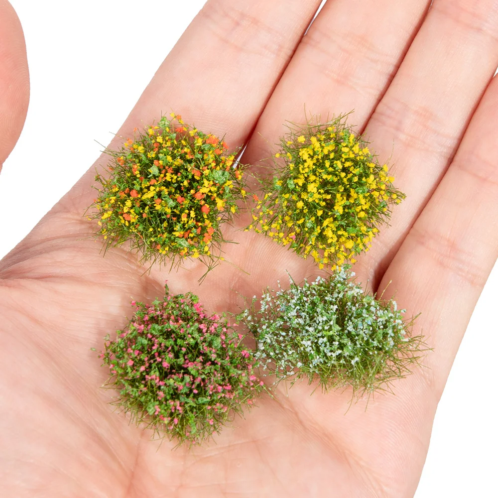 Material vegetal para DIY Garden Building, Flower and Grass Clusters Model, Landscape Layout Kits, Sand Table, Landscape Layout