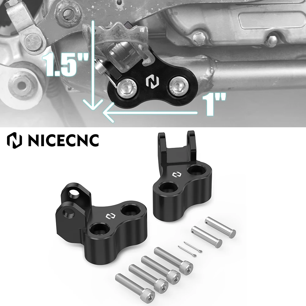 

For Suzuki DR650S/SE 1996-2024 1.5" Lowering Footrests Footpeg Bracket For Suzuki DR650S DR650SE 1996-2024 2023 2022 2021 2020