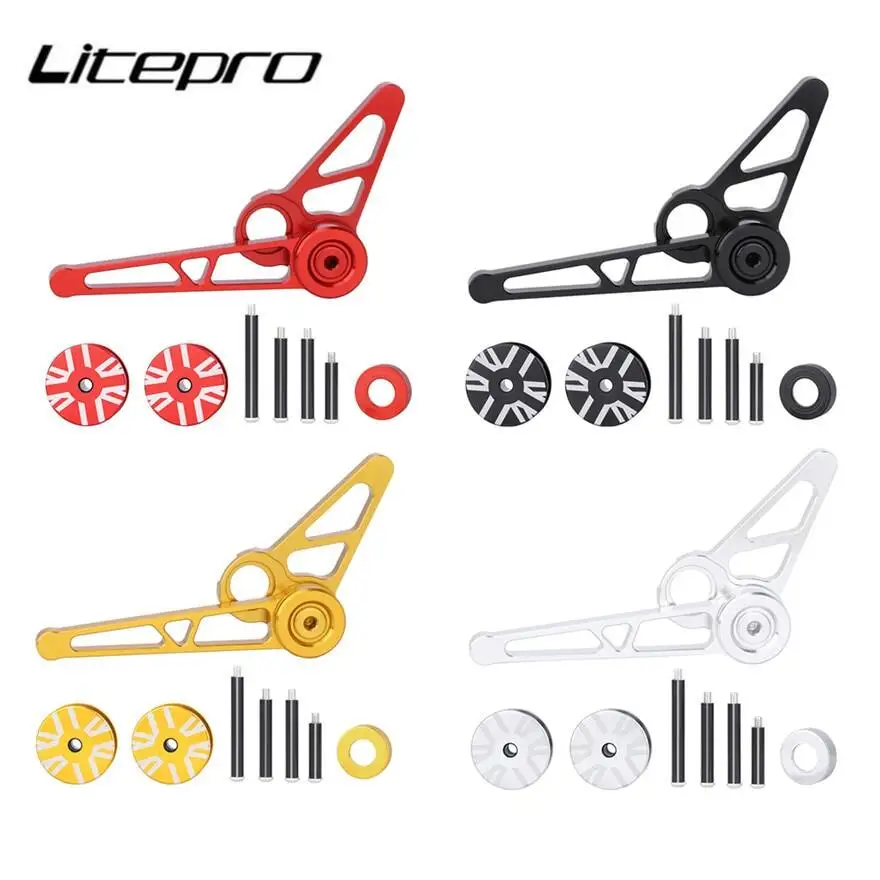 Litepro Folding Bike 6 Speed Rear Derailleur Rear Dial Tensioner Aluminum Alloy Chain Stabilizer For Brompton 3Sixty