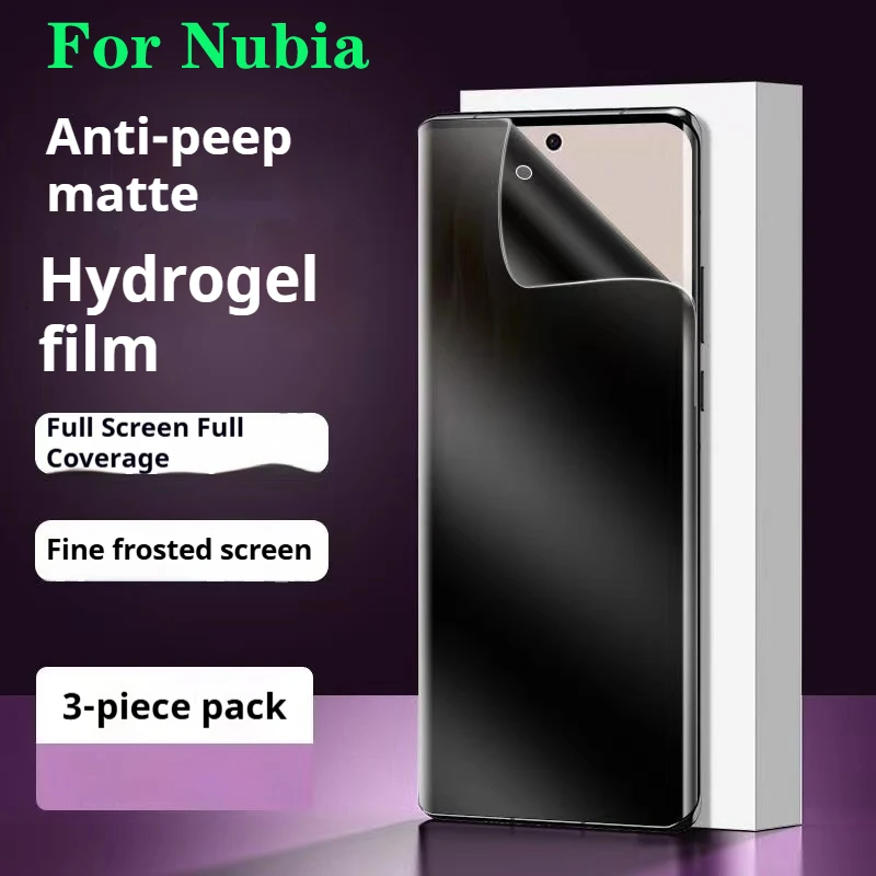 Z70Ultra Privacy Screen Protector For Nubia Z60Ultra Matte Hydrogel Film Z50Ultra Z50s Pro Soft Antipeeping Z40SPro Z40Pro