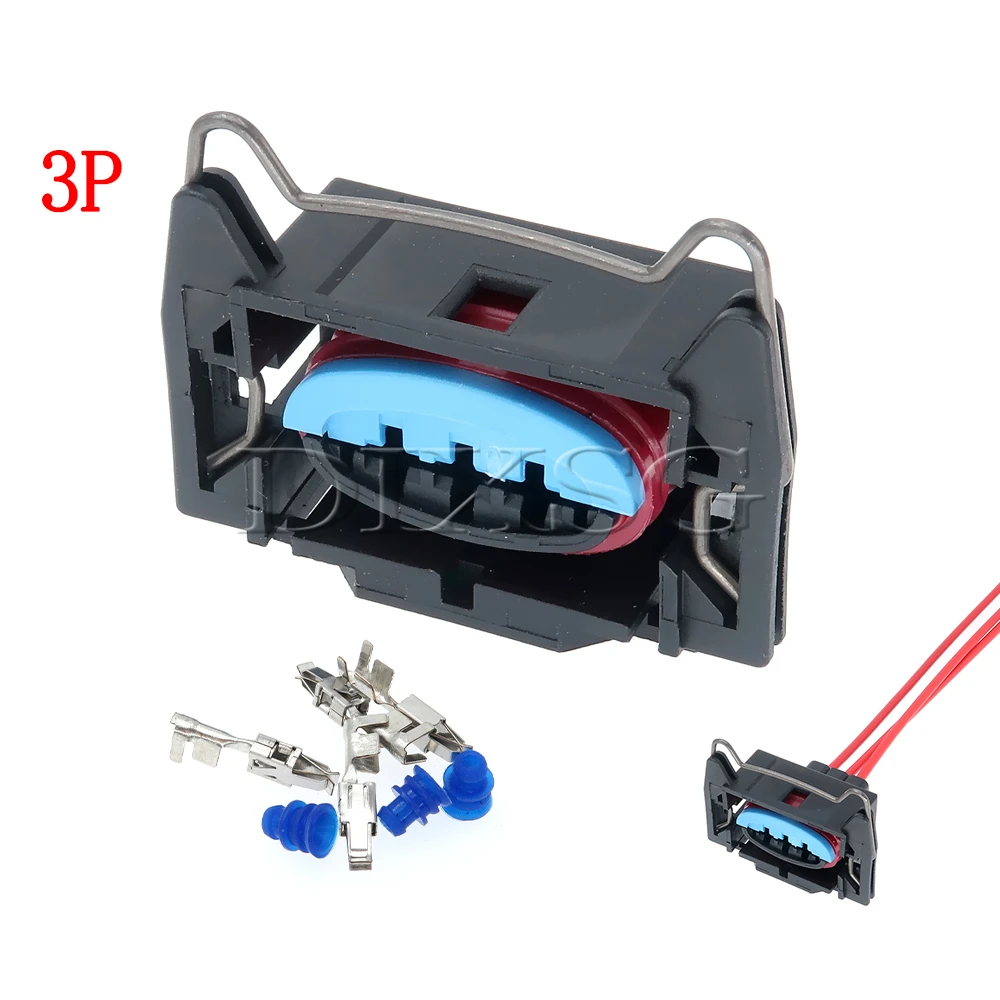 1 Set 3 Pin Car High-voltage Ignition Coil Wire Harness Plug for Ford Mondeo Mazda Auto Waterproof Connector with 20cm Wires