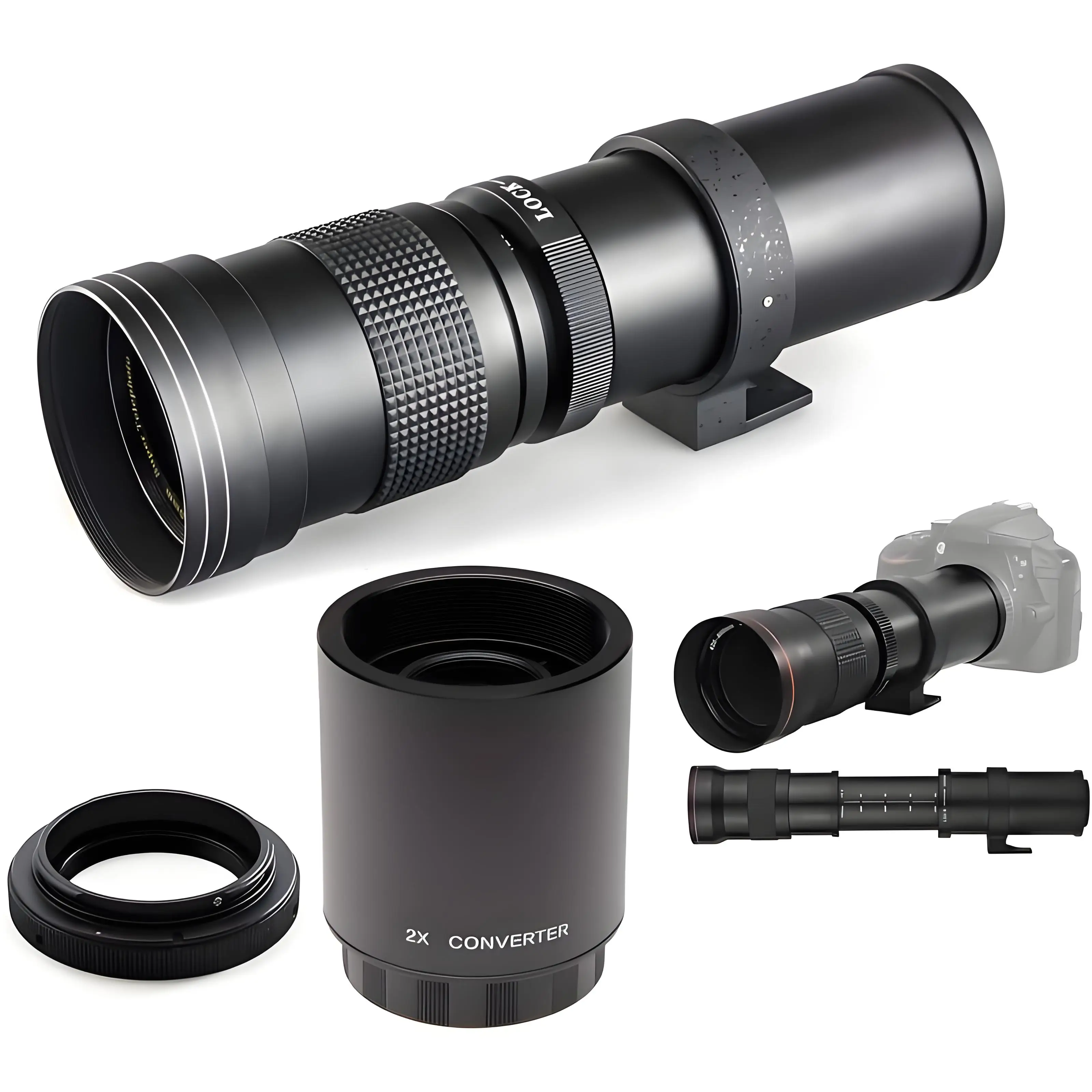 420-1600mm F8.3 Full-Frame Medium-Telephoto Zoon Lens For Canon RF/EF/EF-S/EF-M Fuji XF Nikon Z/F Sony E M4/3 L Pentax