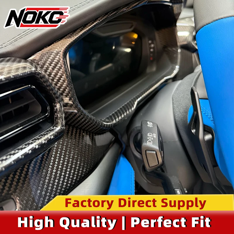 For New Lamborghini Urus SE Super SUV Dry Carbon Fiber Interior Trim Set Dashboard Center Console Door Panel DoorNon‑Drill