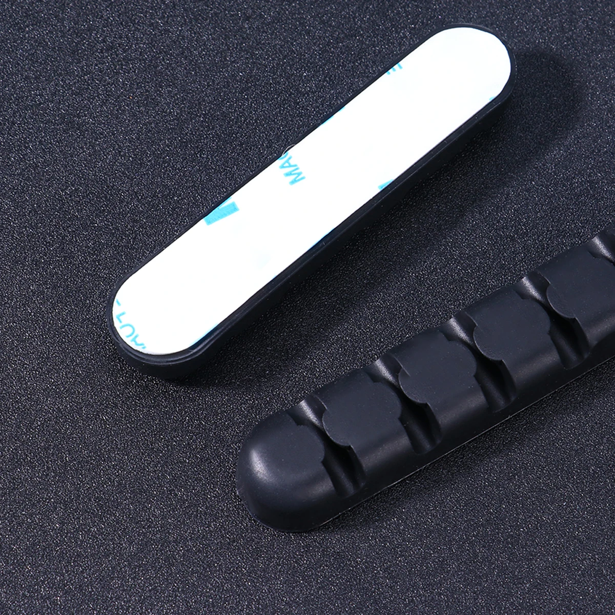 

2 pcs Silicone Clips Sticky Cord Organizer For Desk Home Office Plug Holder Cable Storage Sticker Cable Winder Cord Management