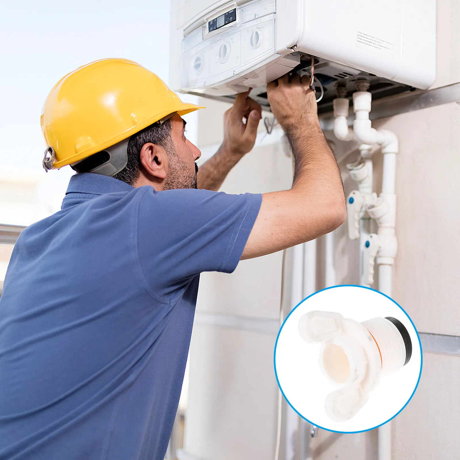 

50 шт. высококачественных нержавеющих заглушек из полипропилена для труб, для герметизации газовых, водопроводных и паровых систем, набор для домашнего сантехнического оборудования, торцевые заглушки